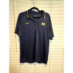 Nike‎ Michigan Wolverines Polo Shirt - Size L